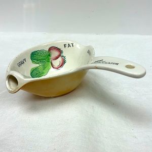 Vintage ceramic no drip gravy separatorMade in Japan